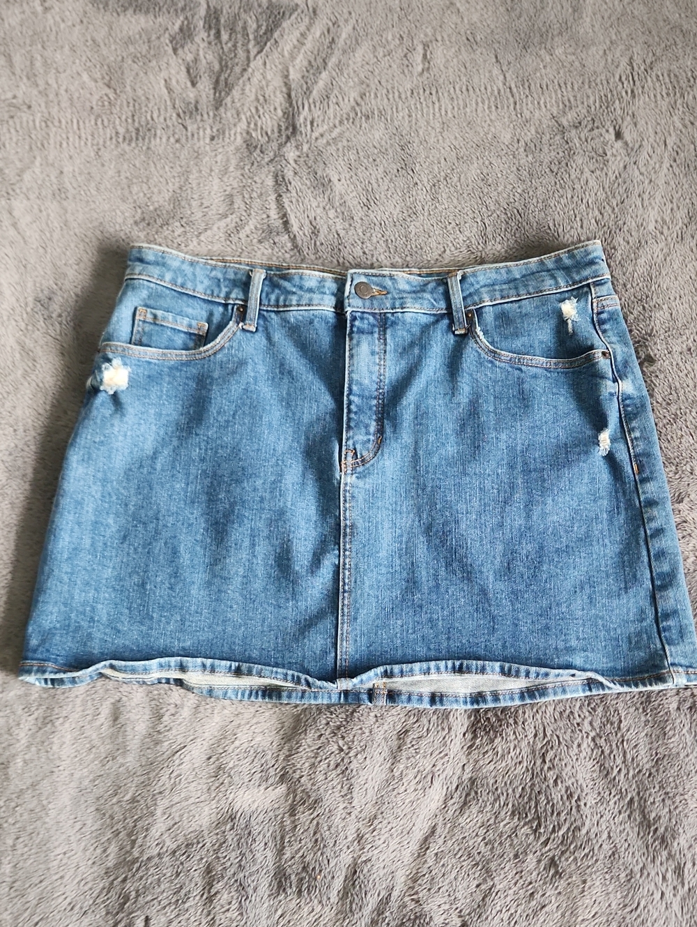 Old Navy Light Blue Denim Mini Skirt